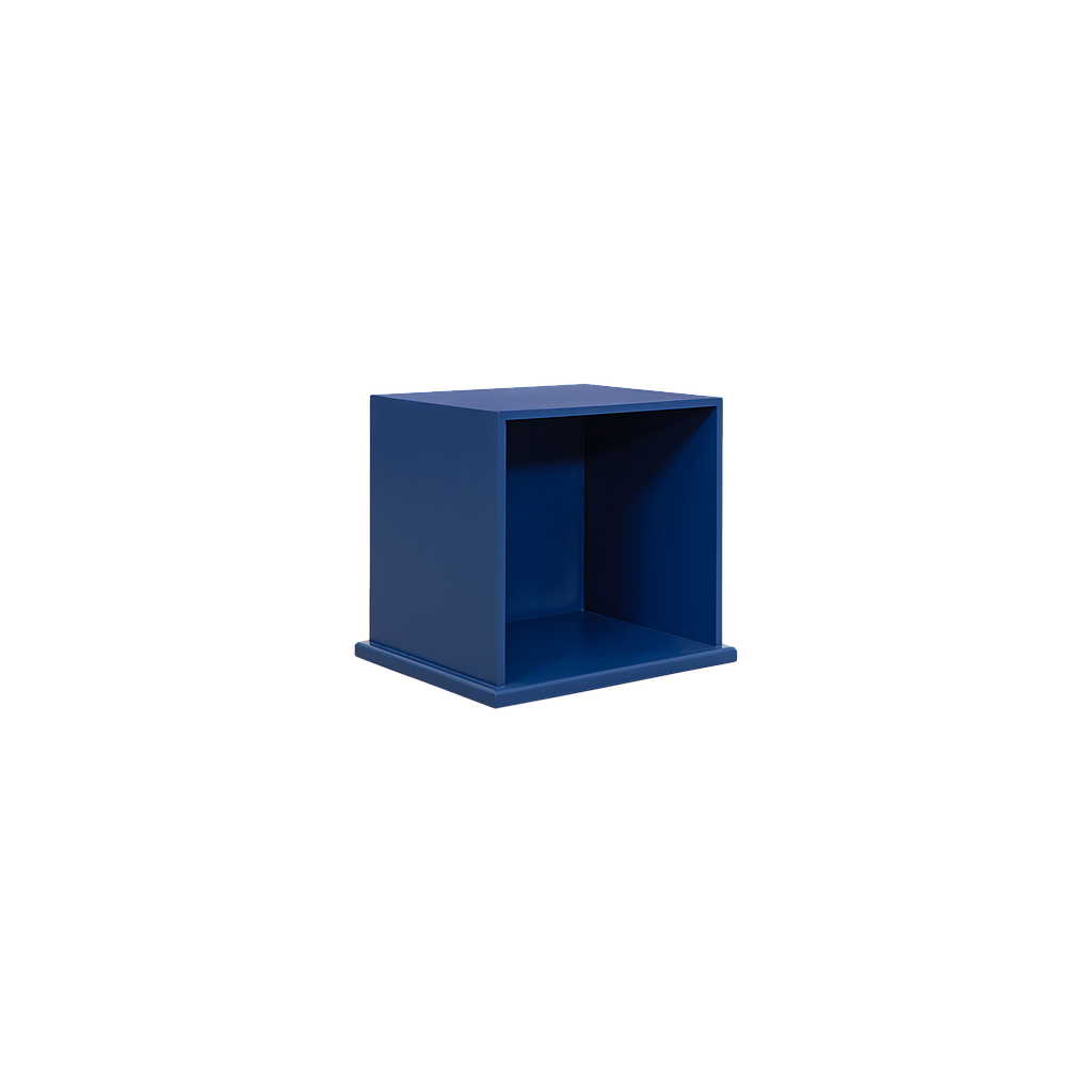 LUKE - Stackable storage box L43 - Navy blue