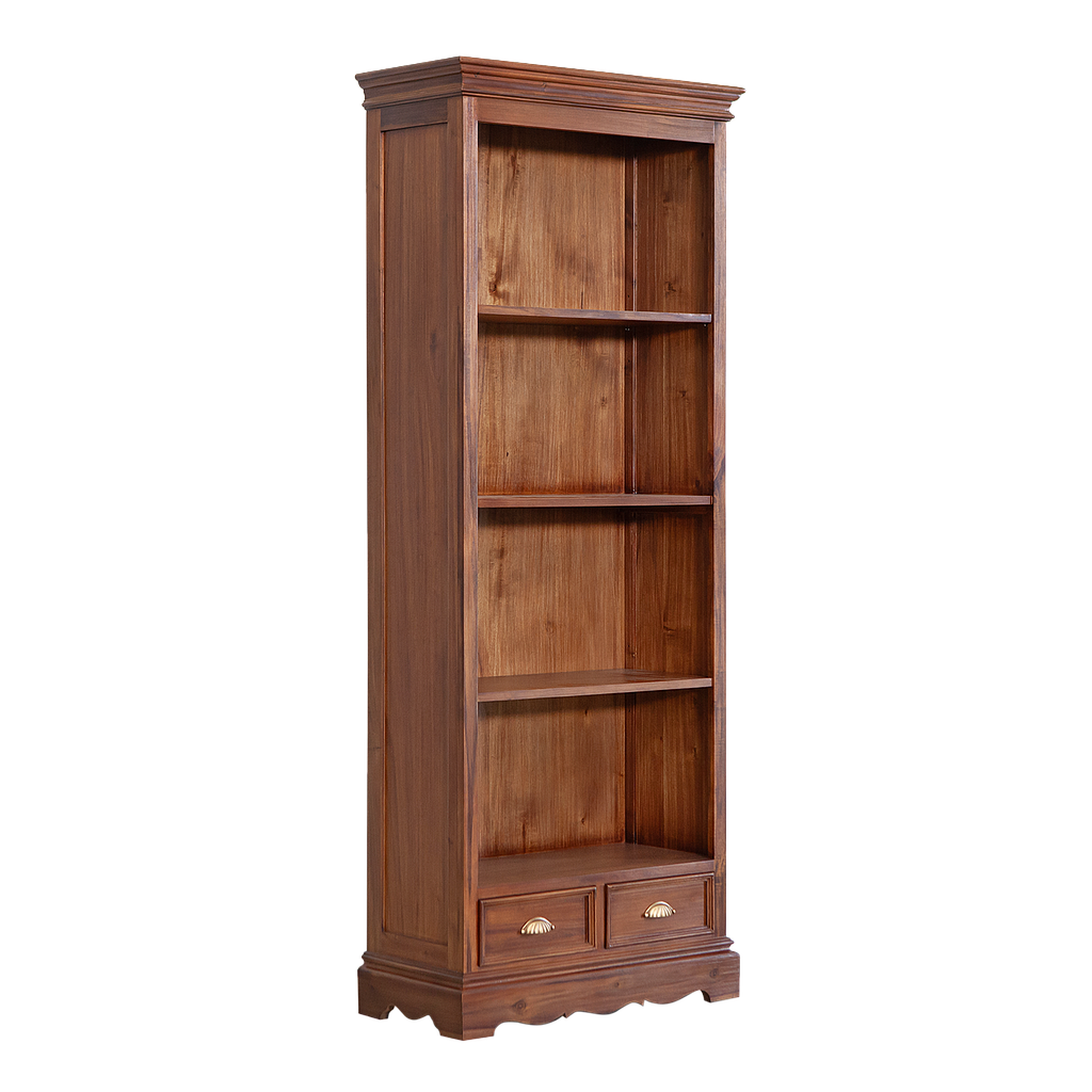 HELENA - Bookcase L75 x H190 - Washed antic