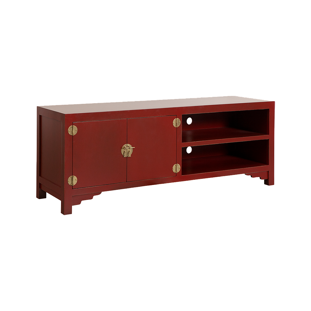 XIAN - TV stand L160 - Brocante chinese red