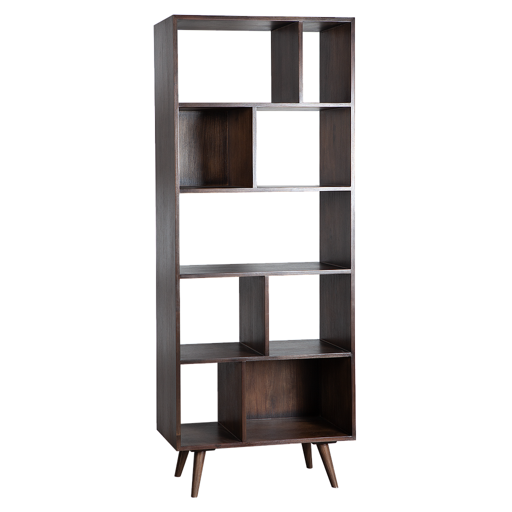 HELSINKI - Bookcase L75 x H190 - Mokka