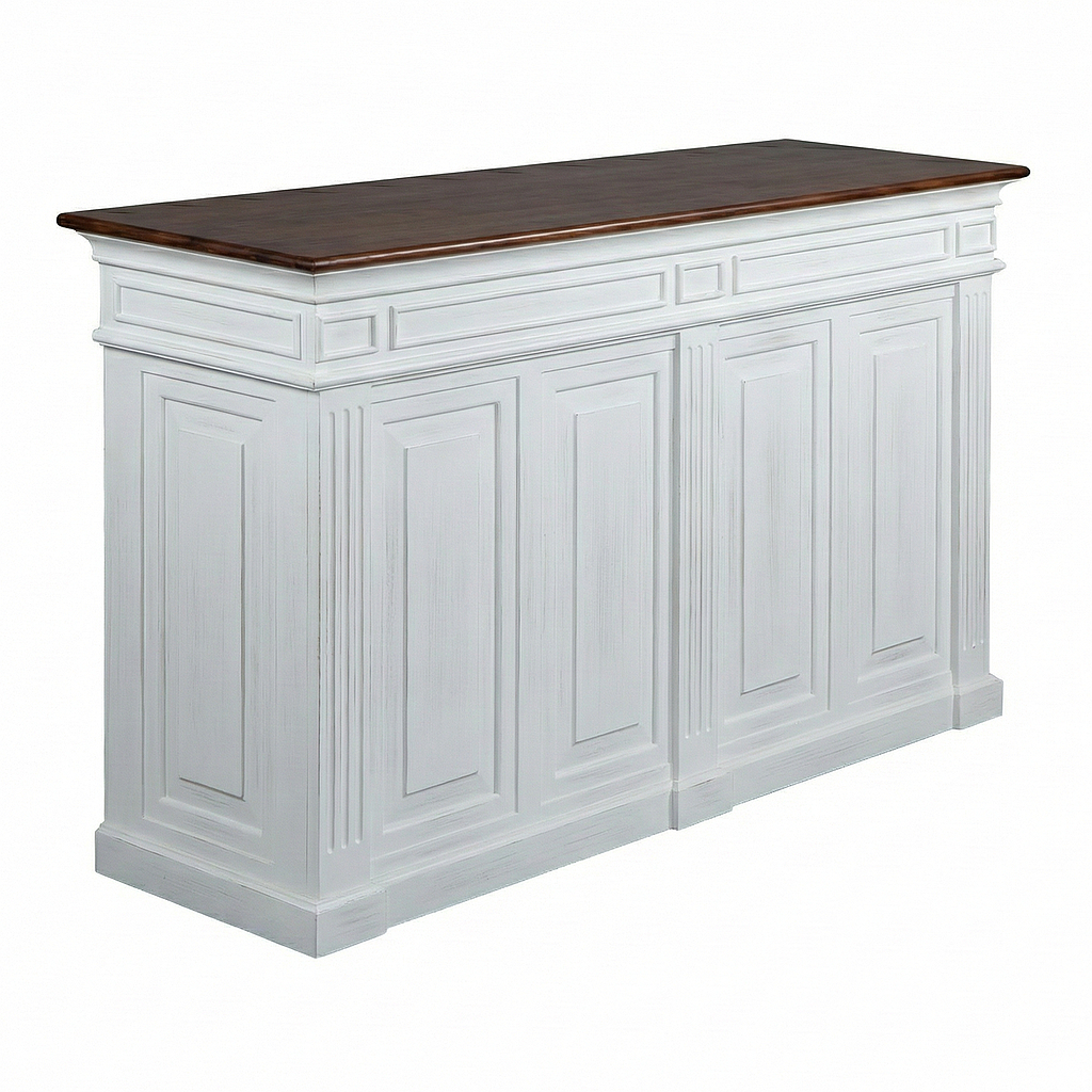 MARTY - Bar unit H110 - Shabby white and Washed antic