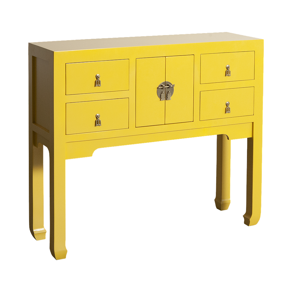XIAN - Console table L100 - Pineapple yellow
