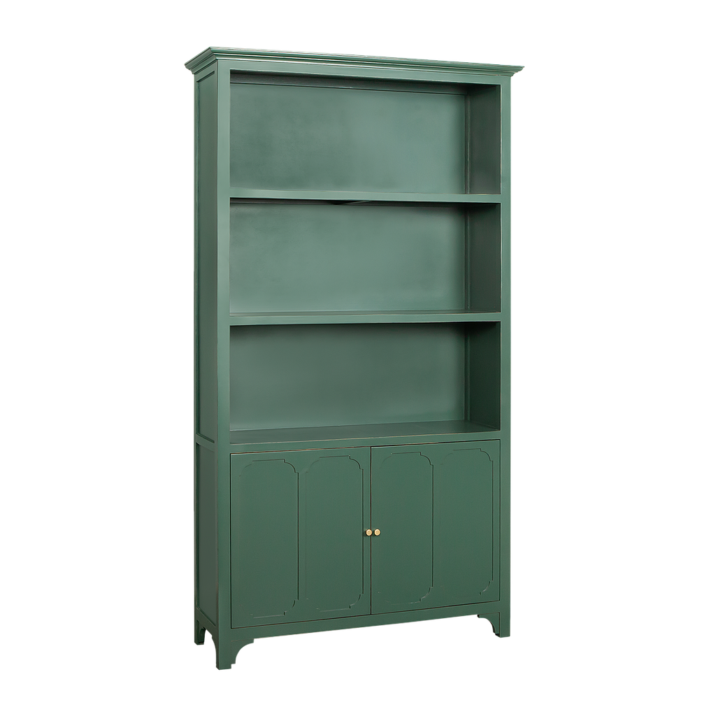 MARIGNY - Bookcase L110 x H200 - Brocante kaki