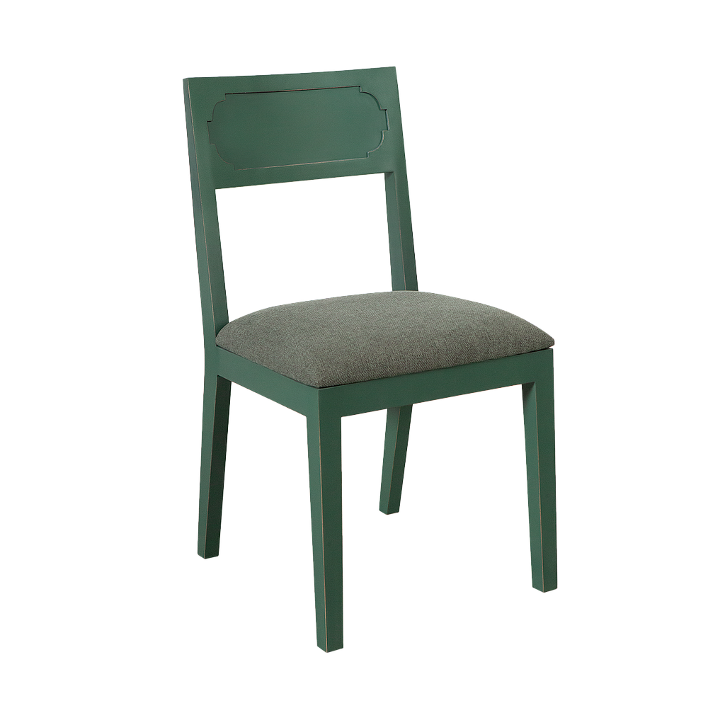 MARIGNY - Chair - Brocante kaki and Moss green cover