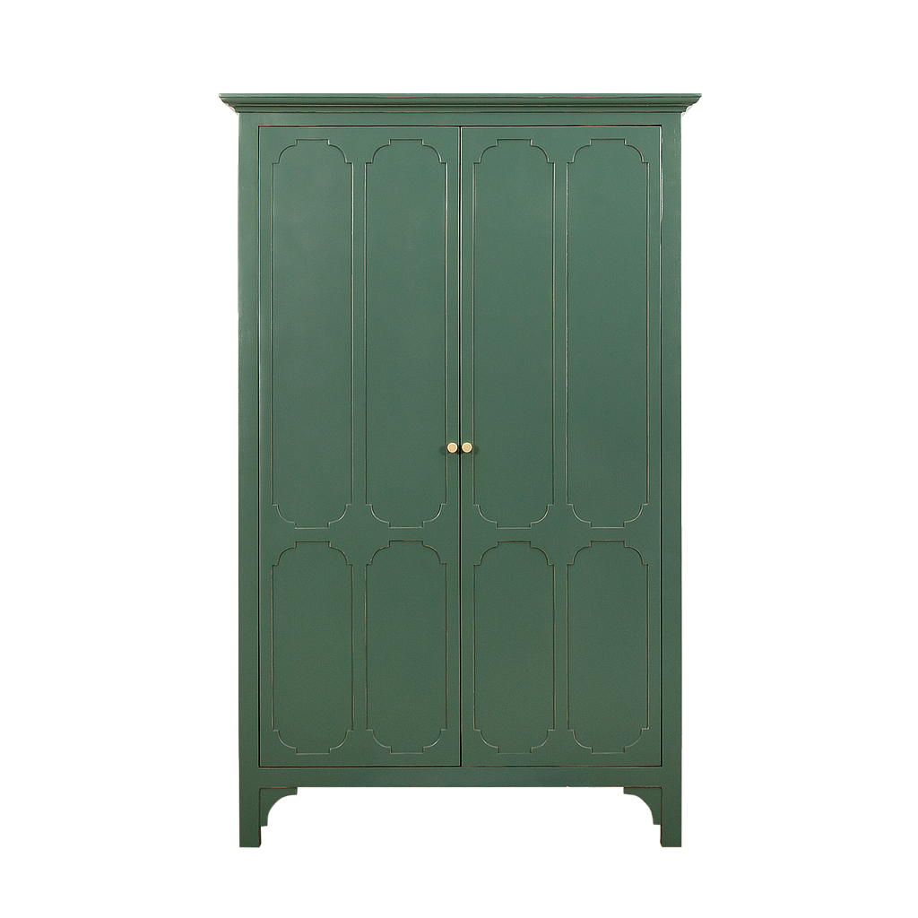 MARIGNY - Bar cabinet L95 x H150 - Brocante kaki