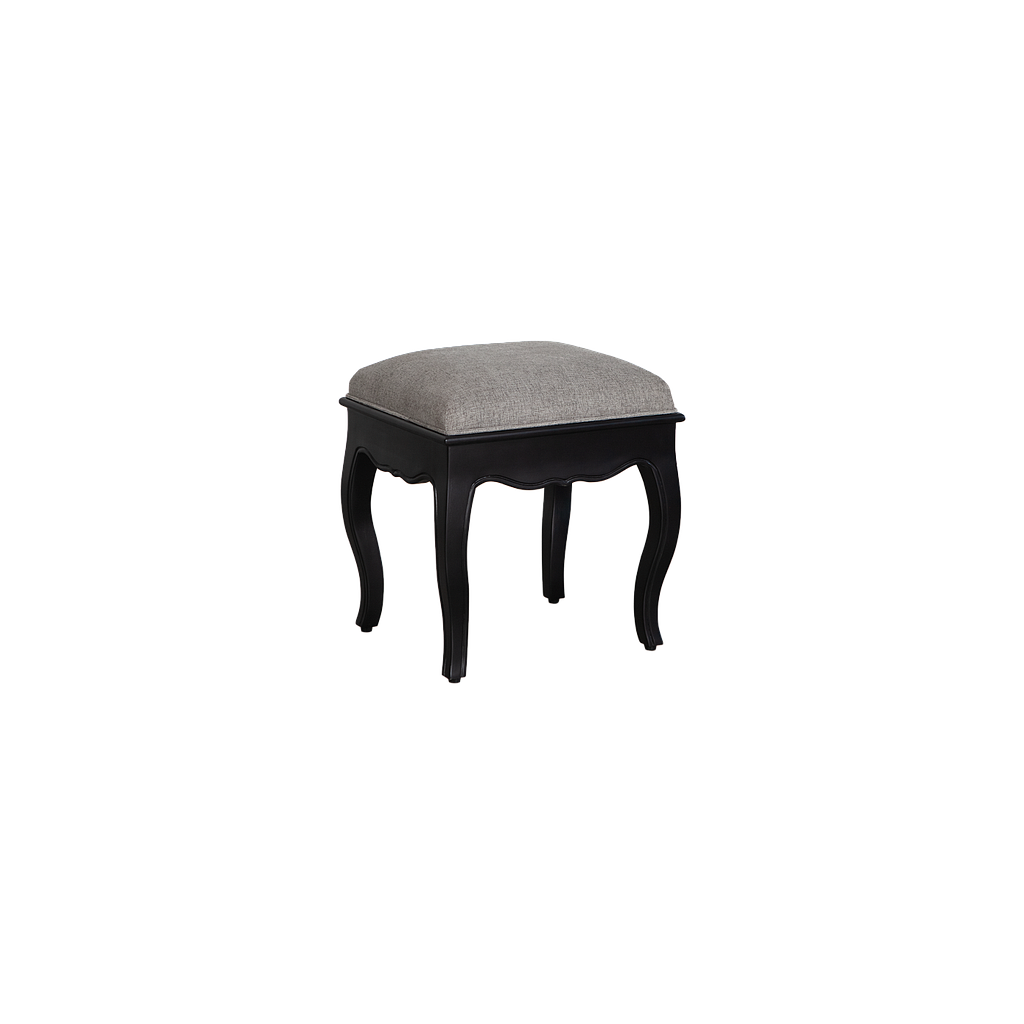 FLORIE - Stool H45 - Black and Light grey cover