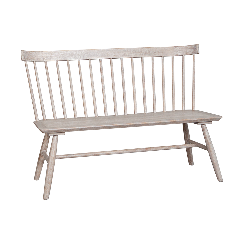 HELSINKI - Bench L130 - Whitened acacia