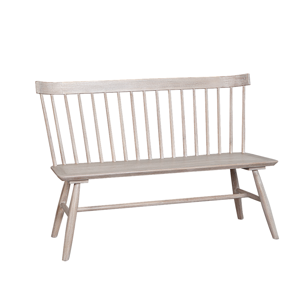 HELSINKI - Bench L130 - Whitened acacia