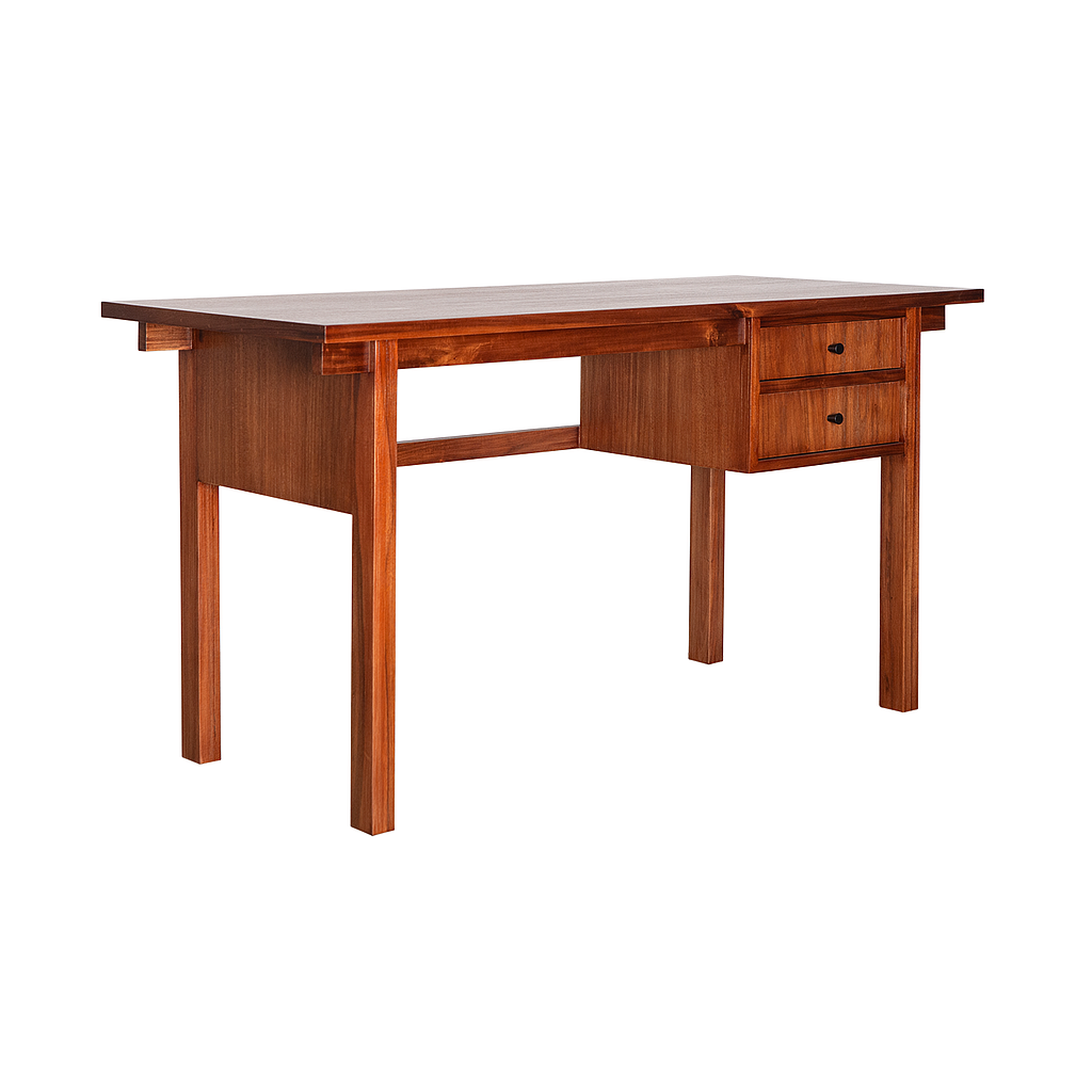 QUADRAE - Desk L140 x W60 - Washed antic