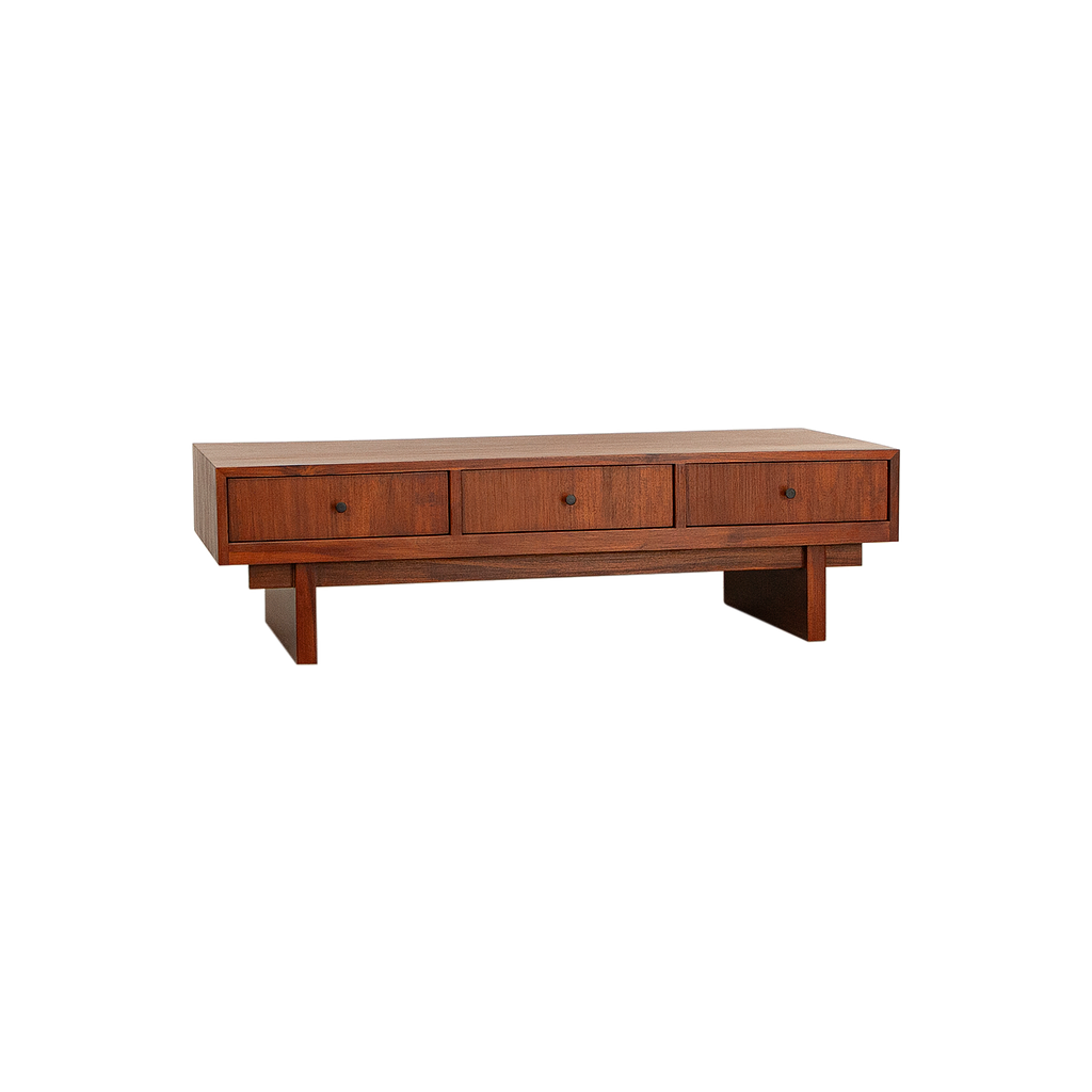 QUADRAE - Coffee tables L130 x W60 - Washed antic
