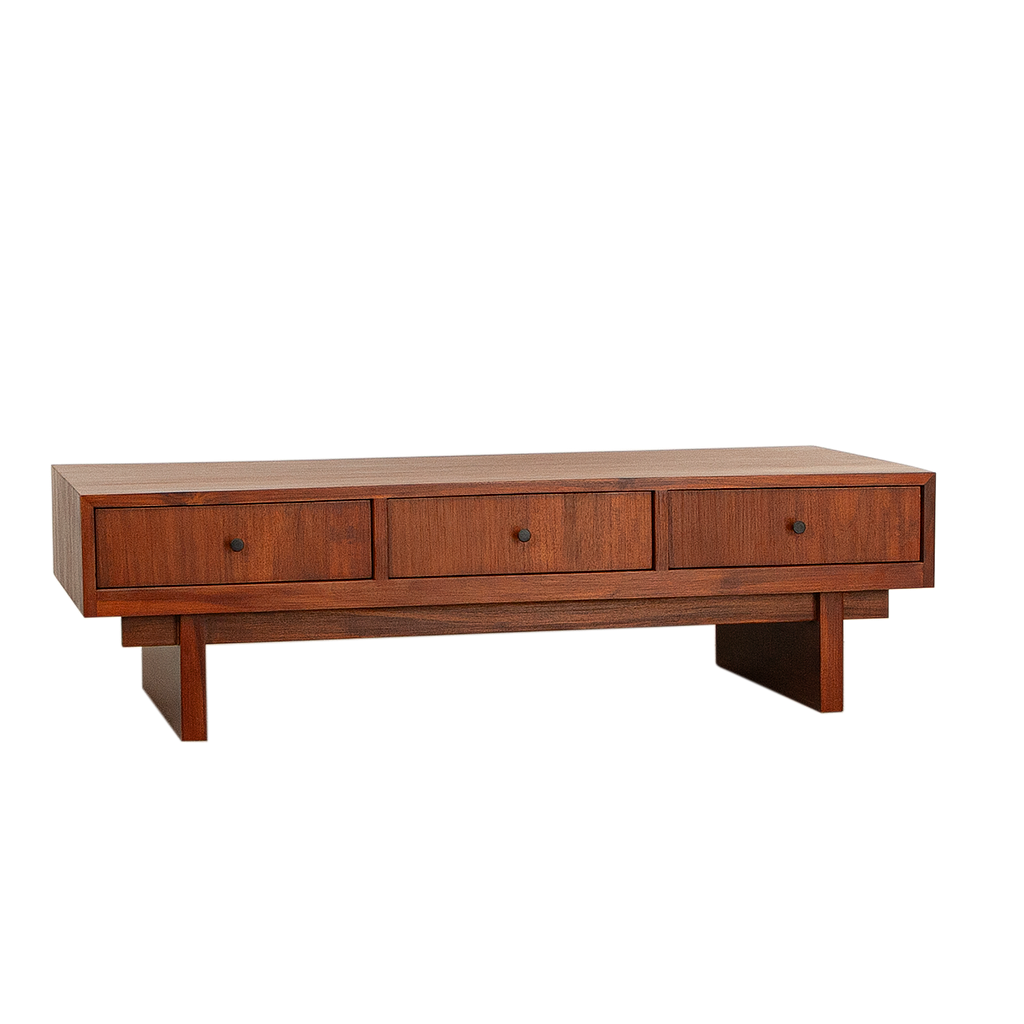 QUADRAE - Coffee tables L130 x W60 - Washed antic