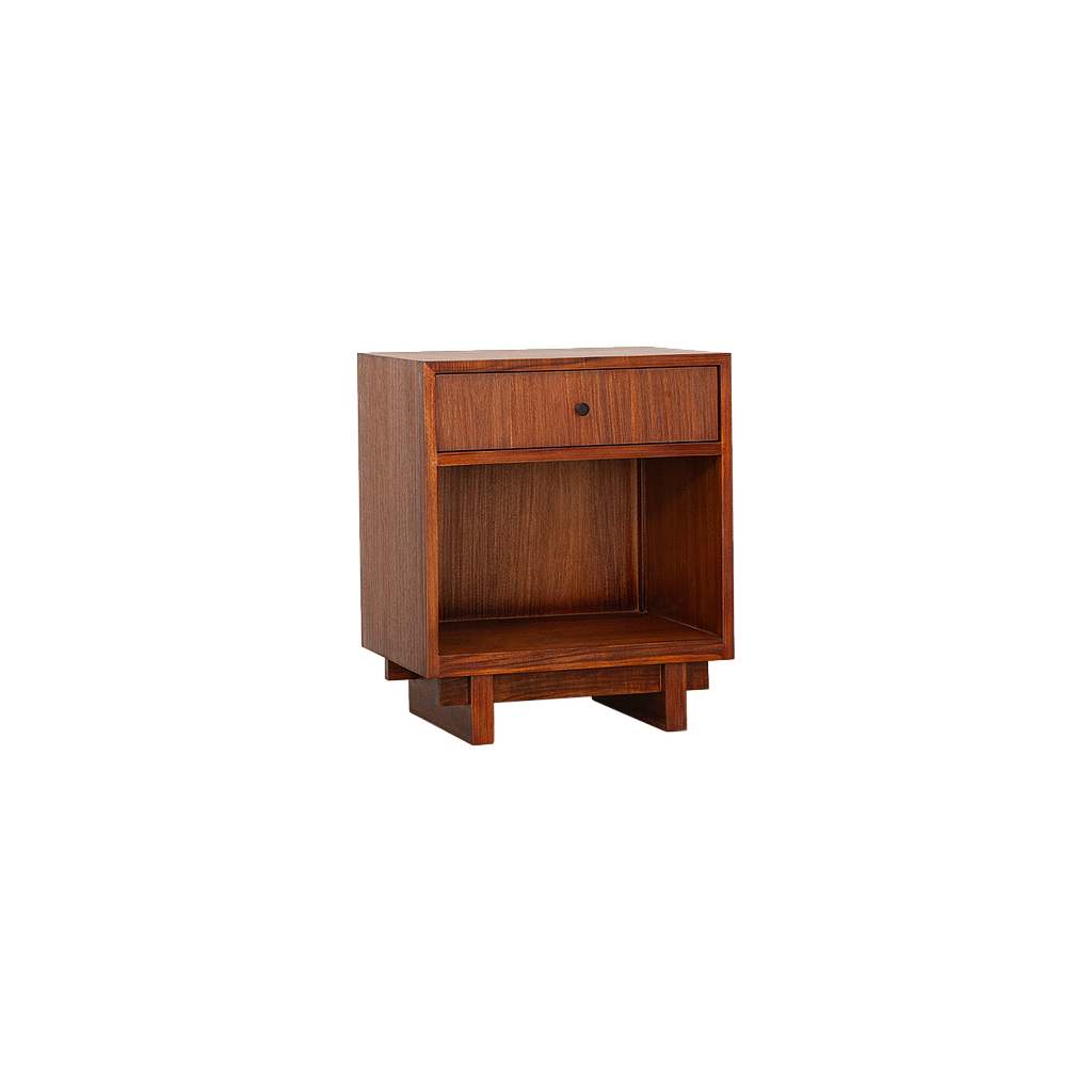 QUADRAE - Bedside table L50 x H60 - Washed antic