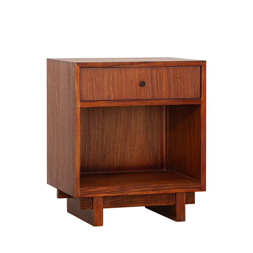 QUADRAE - Bedside table L50 x H60 - Washed antic