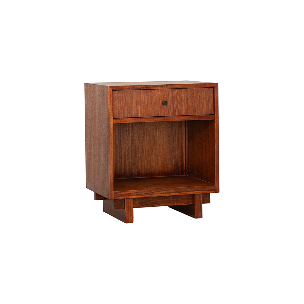 QUADRAE - Bedside table L50 x H60 - Washed antic