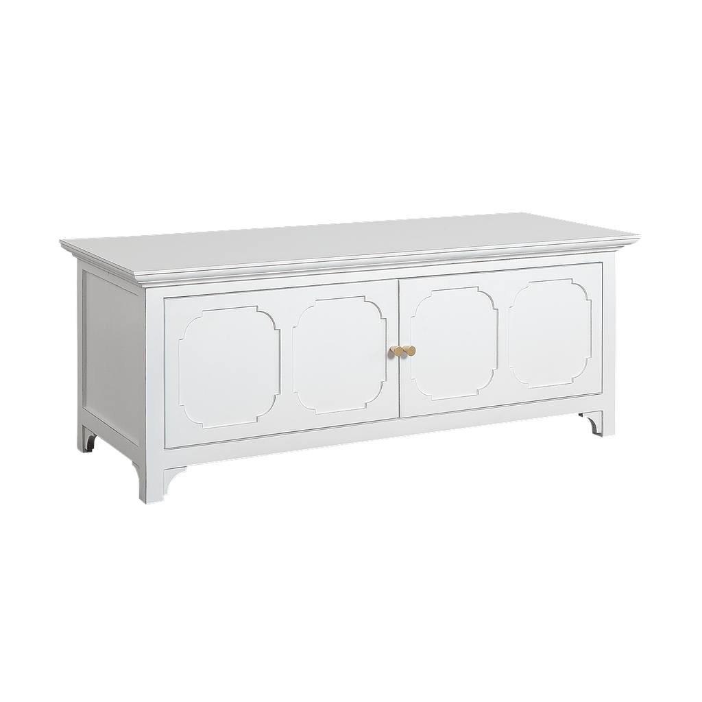 MARIGNY - Hallway bench L110 - Brocante white