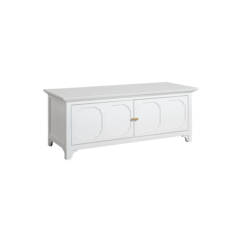 MARIGNY - Hallway bench L110 - Brocante white