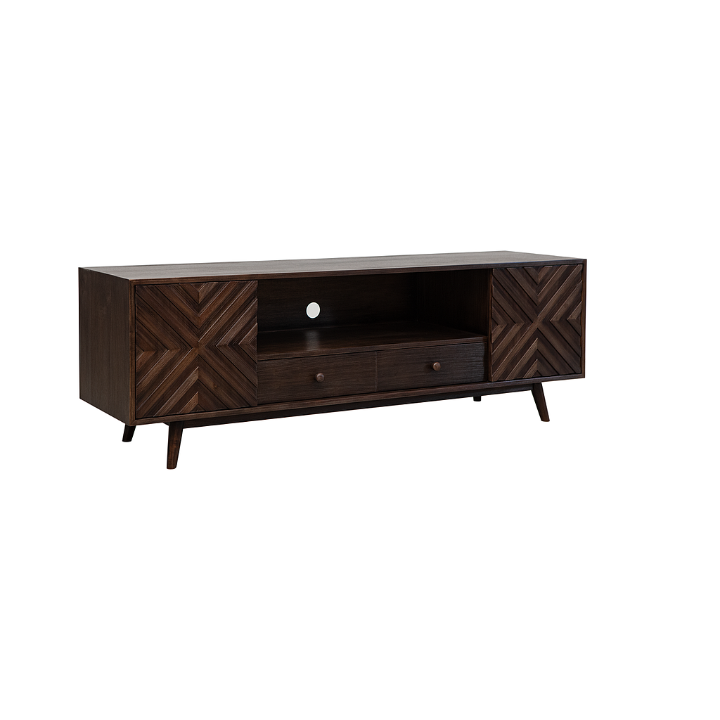 PORTO - TV stand L160 x H55 - Mokka