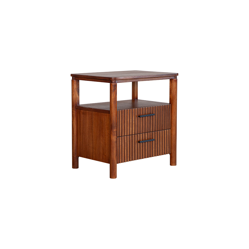 LEEDEN - Bedside table L55 x H61 - Washed antic