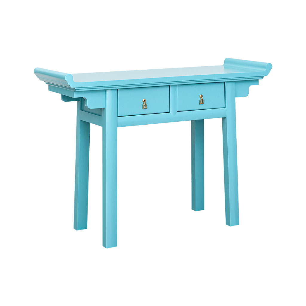 NANKIN - Console table L120 - Water blue