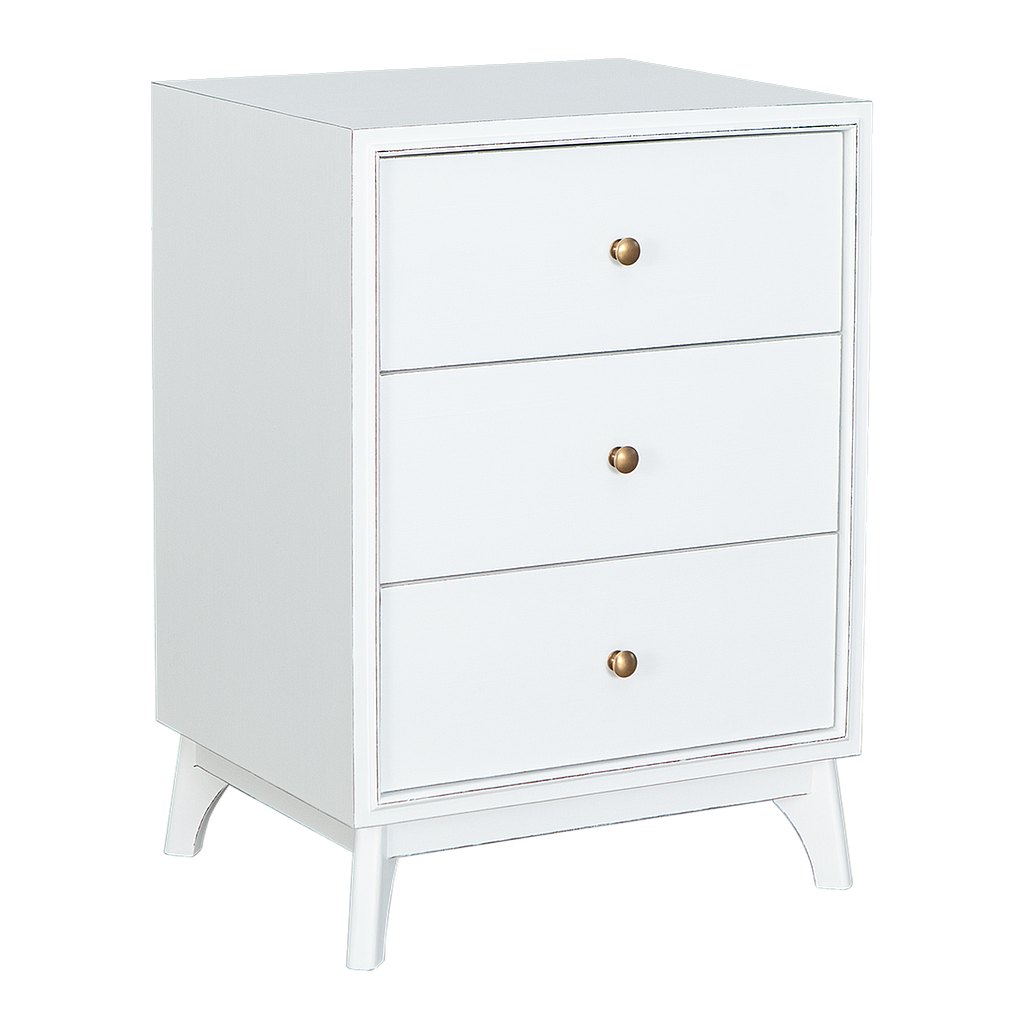 COME- Bedside table H70 - Brocante white