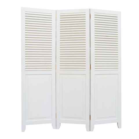 MORGEN - Room divider L150 x H180 - Brocante white