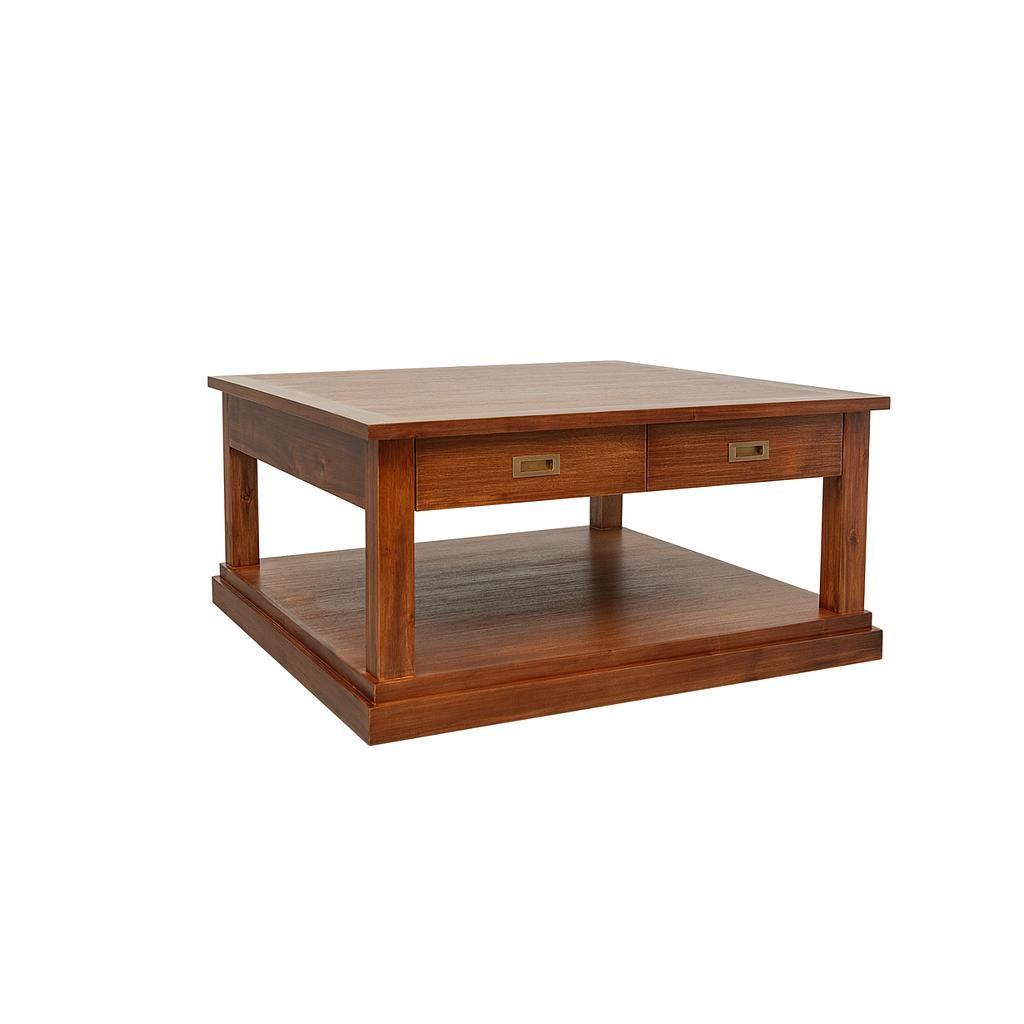 RIVOIRE - Coffee table L100 x W100 - Washed antic