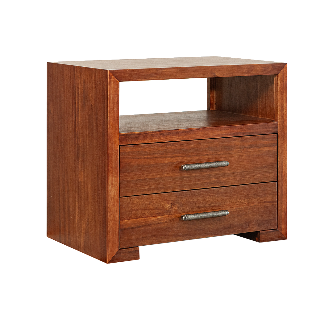LEANDRE - Bedside table H55 - Washed antic