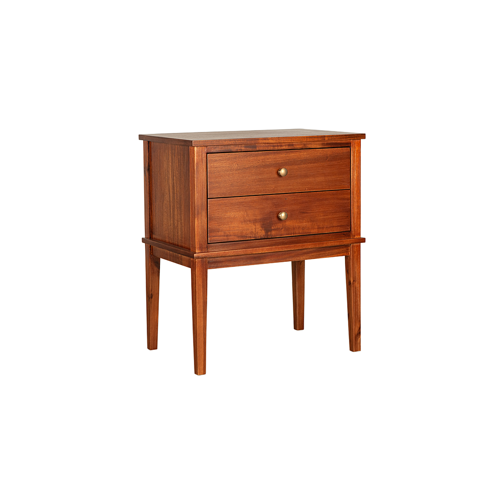 ALESSIO - Bedside table H65 - Washed antic