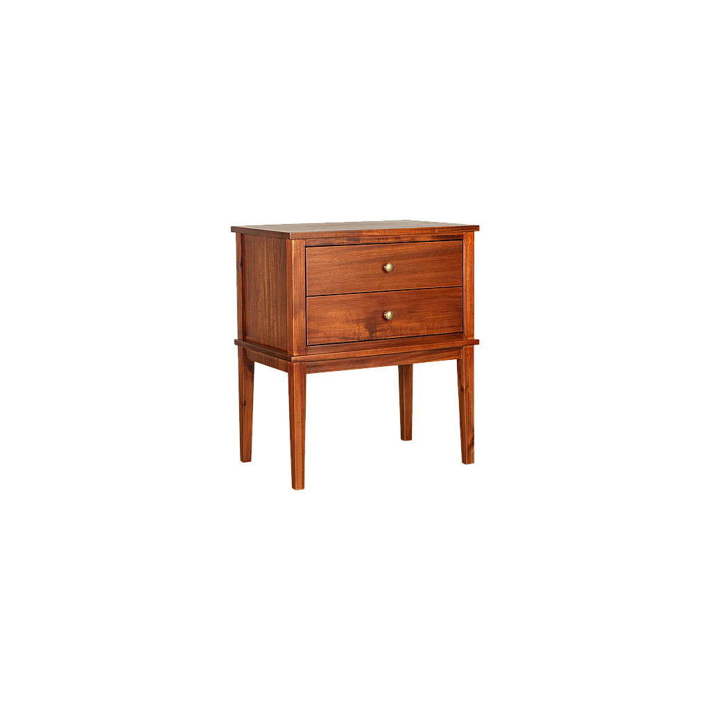 ALESSIO - Bedside table H65 - Washed antic