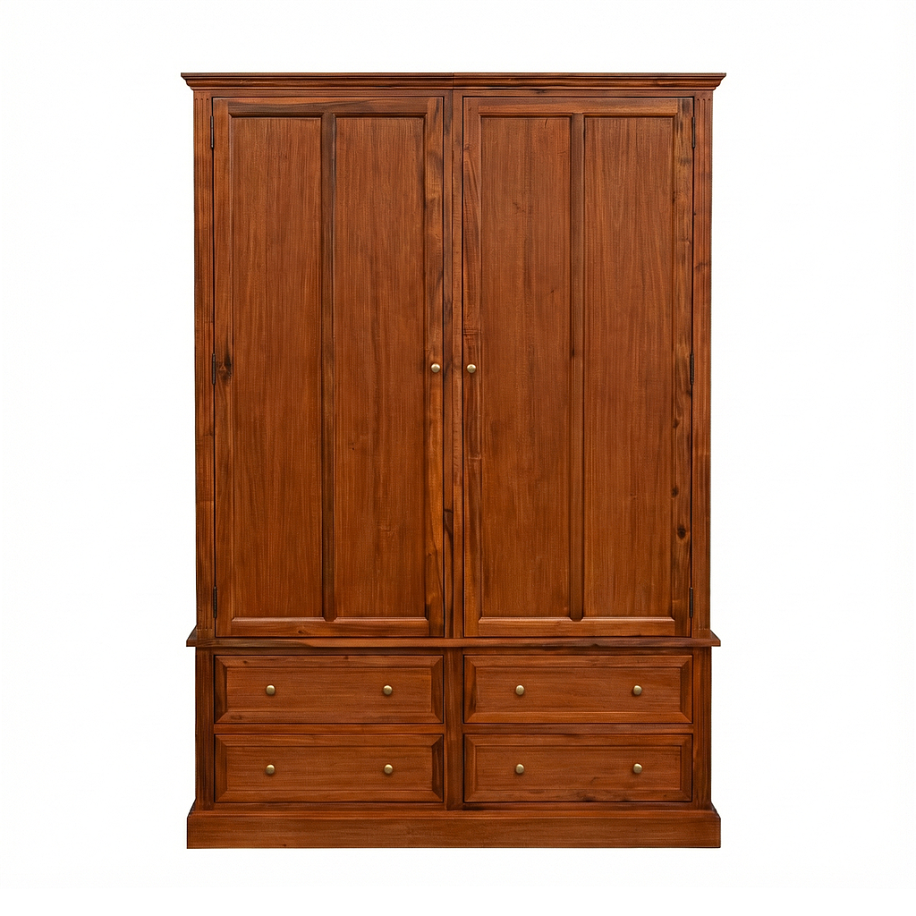 ANYA - Wardrobe L140 x H200 - Washed antic