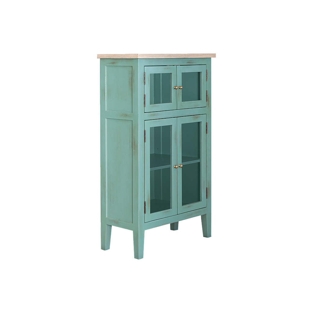 CORBIERES - Sideboard L65 x H110 - Shabby mint and Toffee