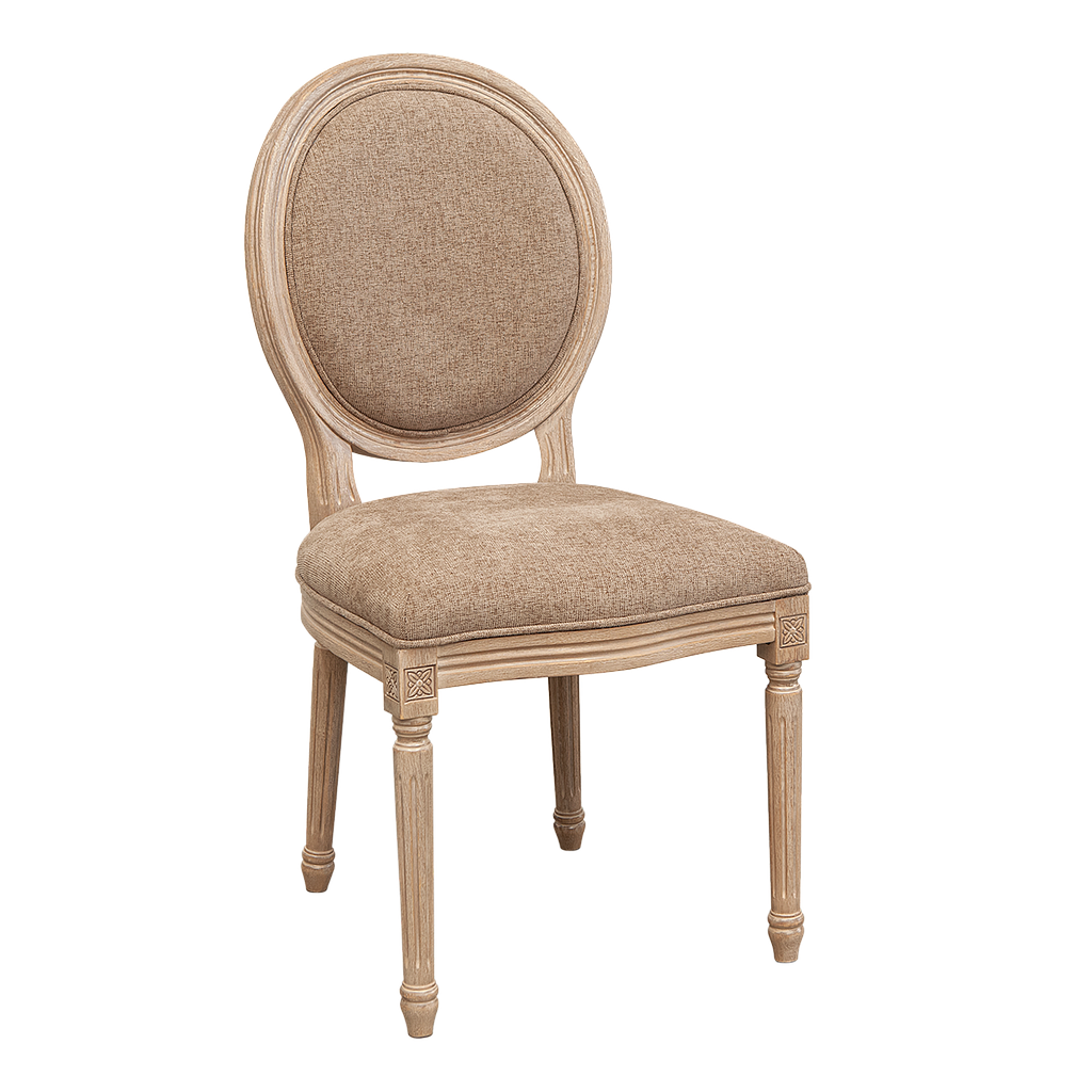 ORLEANS - Dining chair - Toffee and Light brown cover
