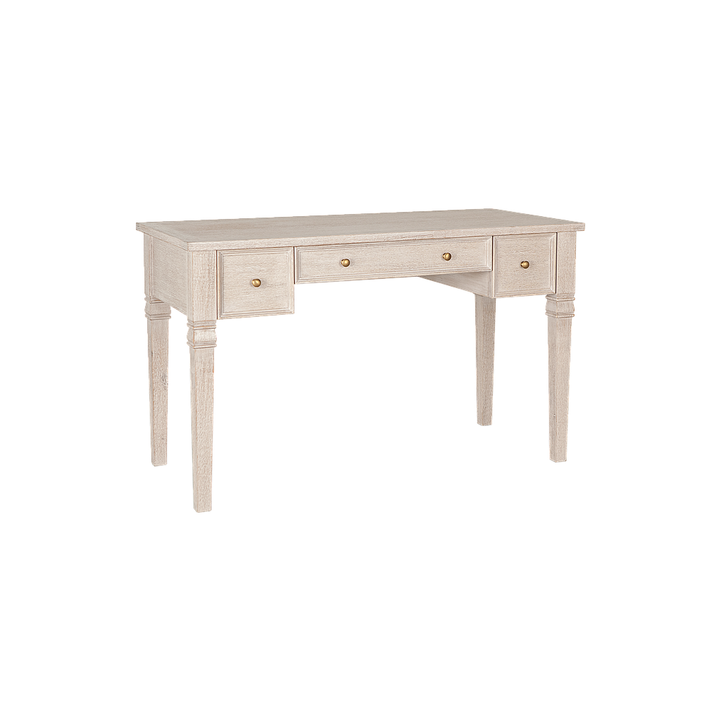 PAUL - Desk L122 x W56 - Whitened acacia