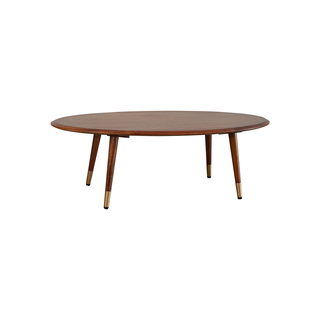 SPRING - Coffee table L110 x W60 - Washed antic and Vintage brass