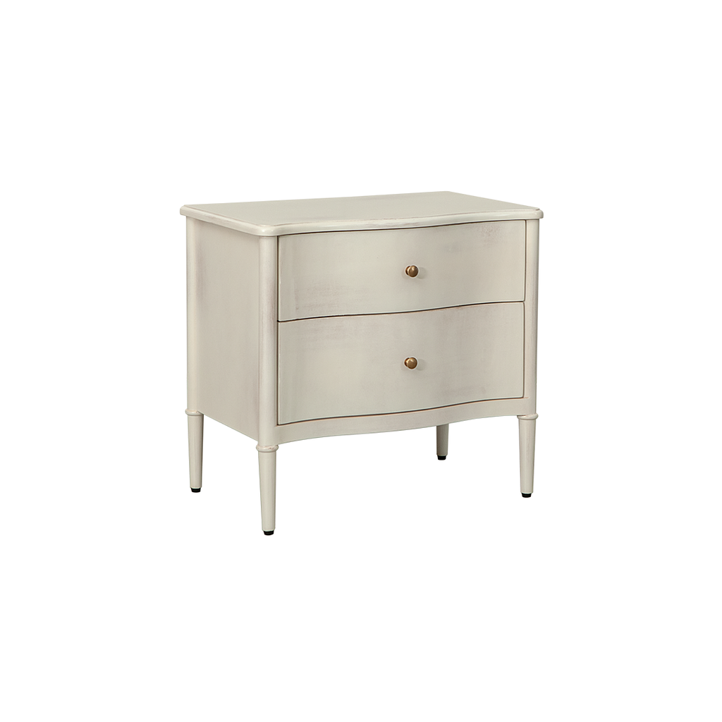 TESSA - Bedside table H60 - Shabby white
