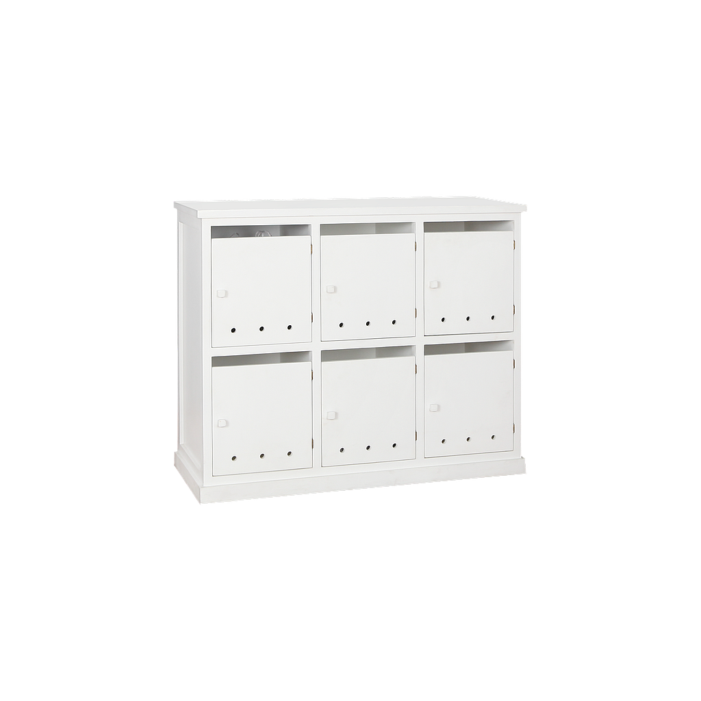 NAMUR - Shoe cabinet L97 x H85 - Brushed white
