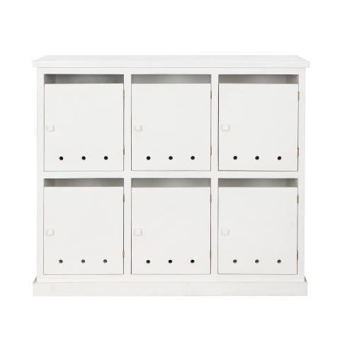 NAMUR - Shoe cabinet L97 x H85 - Brushed white
