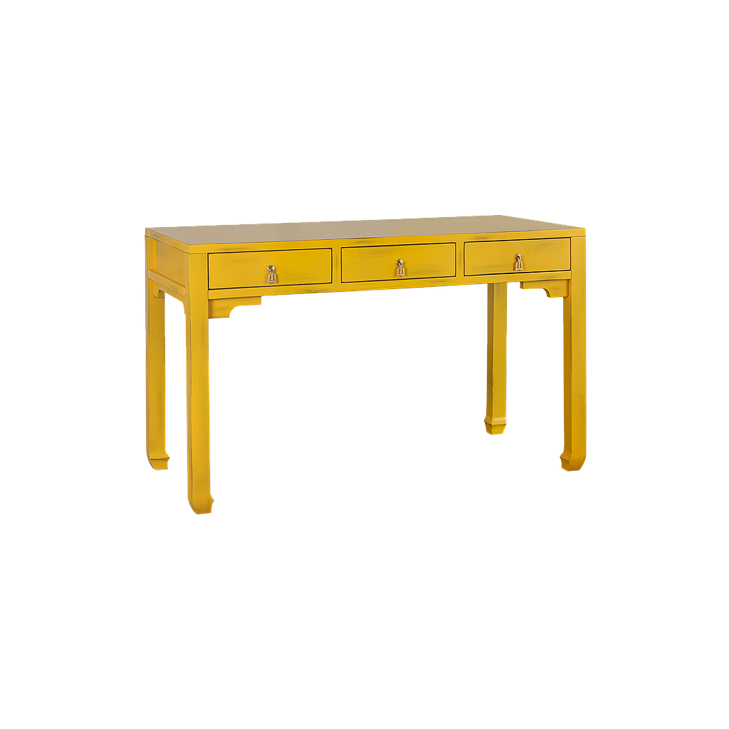 XIAN - Desk L120 x W55 - Patina pineapple yellow