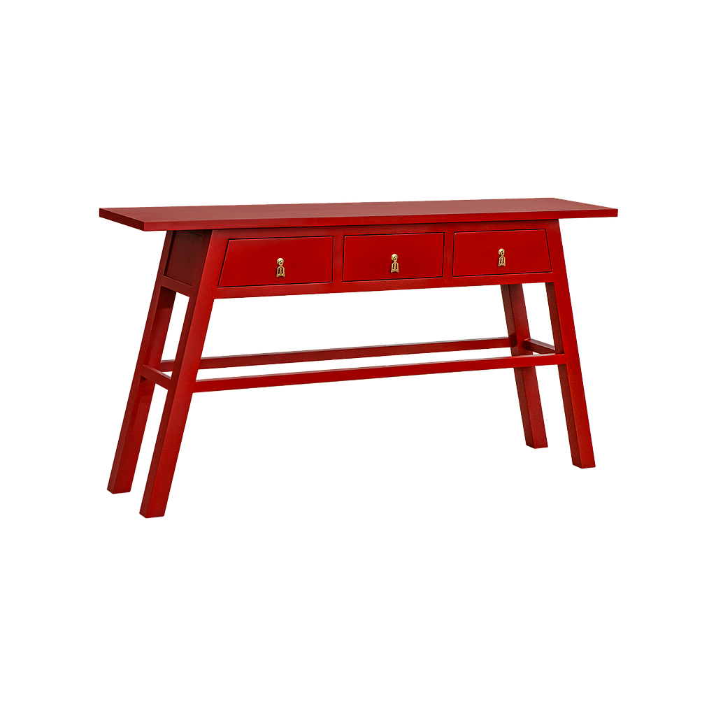 XIAN - Console table L150 - Chinese red