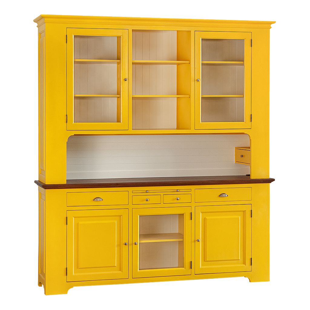 LUBERON - Dresser L205 x H225 - LUBERON - Dresser L205 x H225 - Pineapple yellow, White and Washed antic