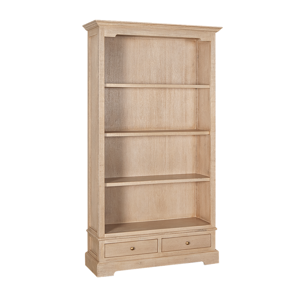 GLEN - Bookcase L100 x H180 - Toffee