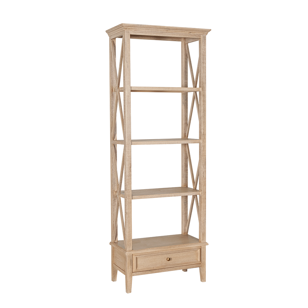DAPHNEE - Bookcase L70 x H190 - Toffee