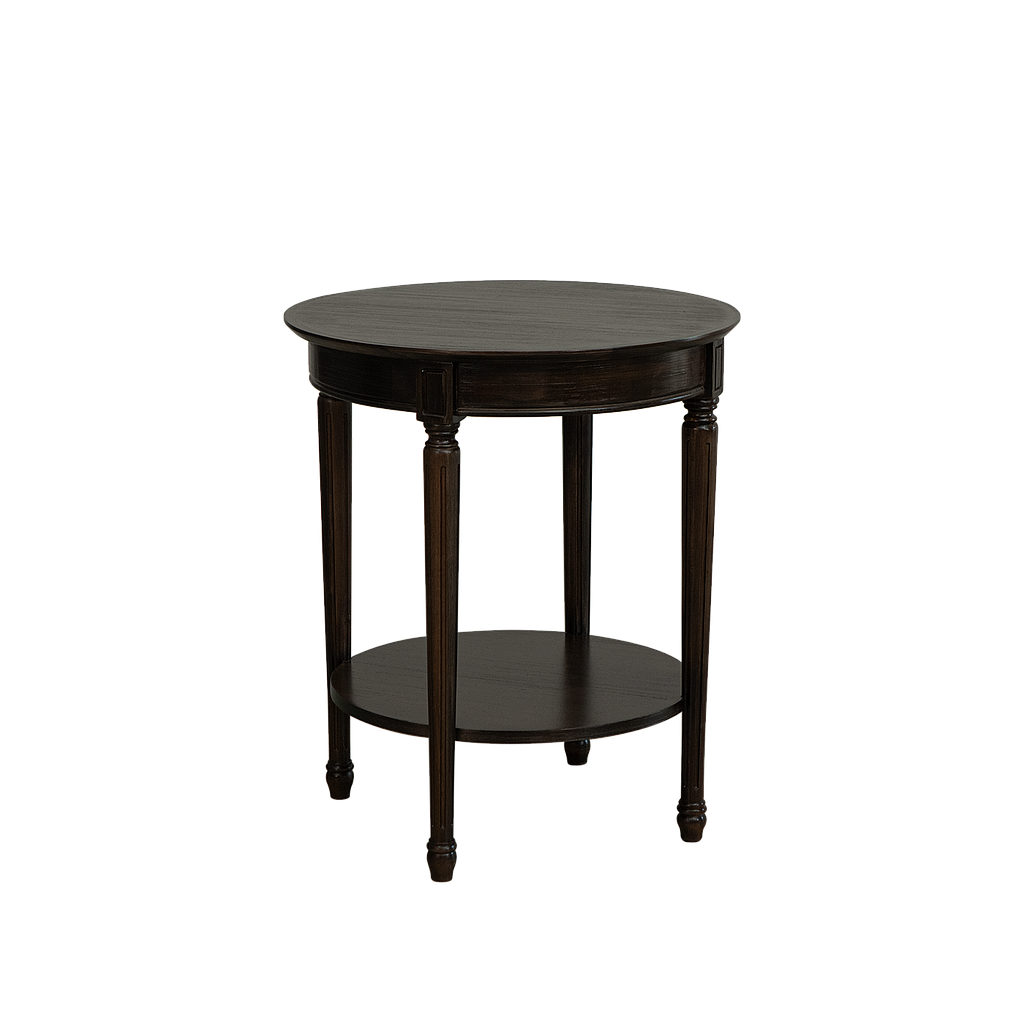 ORLEANS - Side table Diam.55 x H65 - Mokka