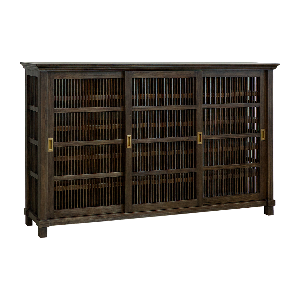 BRISTOL - Shoe cabinet L180 x H110 - Mokka