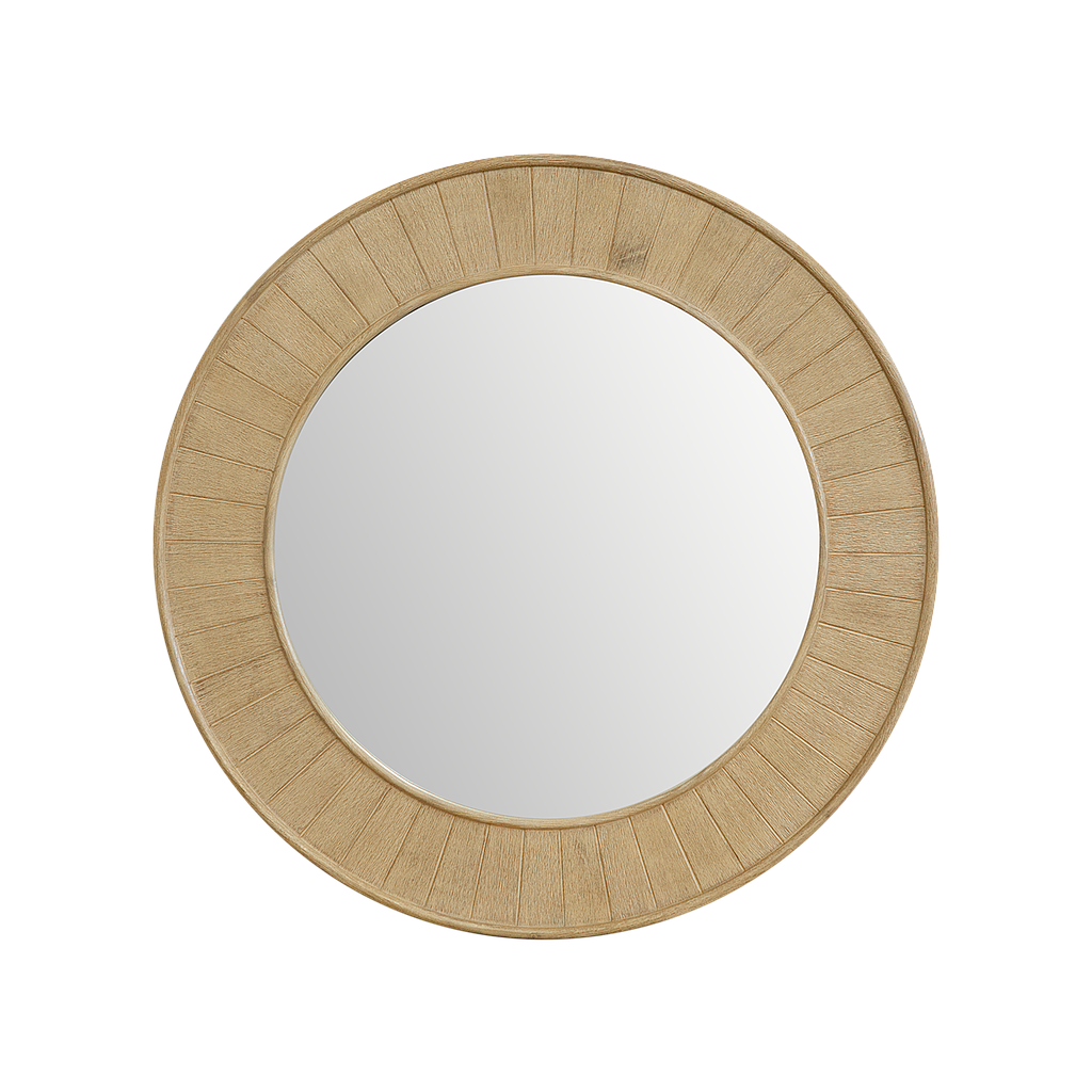 MIA - Round mirror DIAM.80 - Toffee