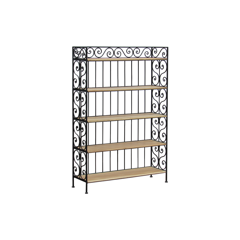 CHARLES - Shoe rack L75 x H110 - Burnish and Natural acacia