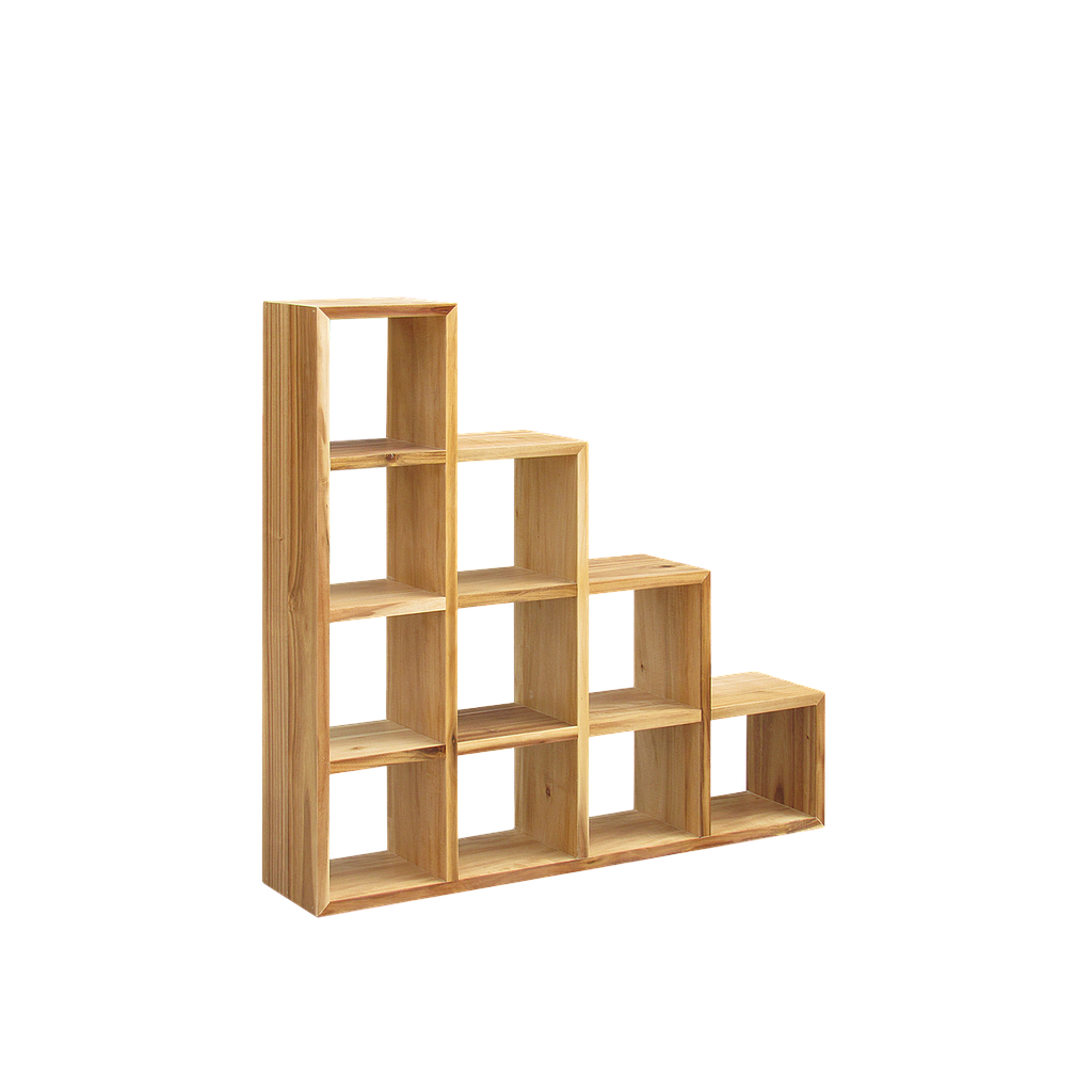 STAIR - Shelf L120 x H120 - Natural acacia