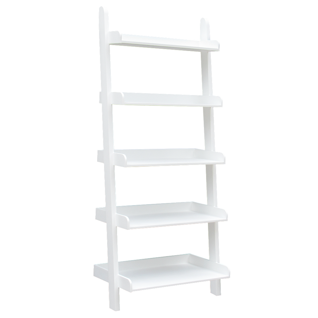 DRISS - Ladder Shelf L86 x H193 - Brushed white