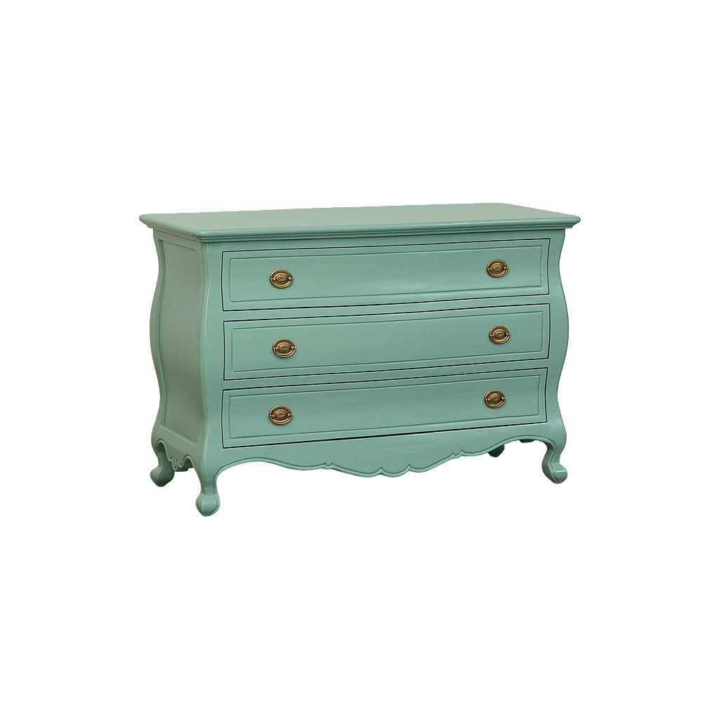 ALEXIA - Chest of drawers L120 x H80 - Mint
