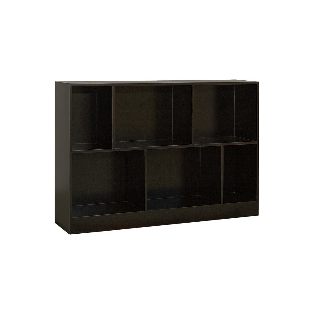 CUBIK - Bookcase L130 x H89 - Shabby black